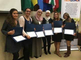 TechWomen Team Tunisia WAKTECH Washington DC, 14 October 2016
