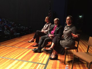Canon Stephanie Spellers, Bishop Mary Gray-Reeves, Presiding Bishop Michael Curry, Salinas, 7 Jan 2017