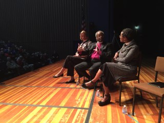 Canon Stephanie Spellers, Bishop Mary Gray-Reeves, Presiding Bishop Michael Curry, Salinas, 7 Jan 2017