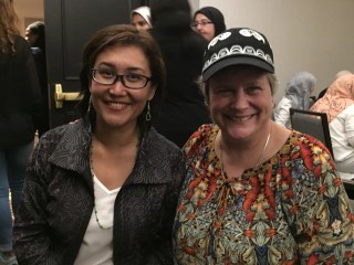 Saida Yusupova and Katy Dickinson, TechWomen, October 2016
