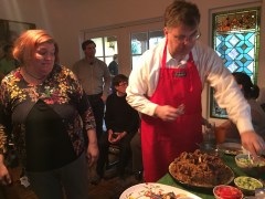 John and Larissa Shapiro and Maqluba - Easter, April 2017 IMG_9926