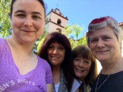 Jessica, Laura, Cathie, Katy on Mission Trip June 2017