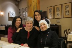 Sukaina Al Nasrawi, Katy Dickinson, Maison Ibrahim, Adla Chatila in Beirut Lebanon 2013