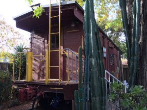 WP668 Railroad Caboose in San Jose California