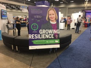 Bishop Mary Gray-Reeves poster at Episcopal General Convention 4 July 2018