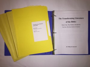 Transforming Literature of the Bible - Old Testament June 2018