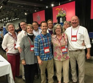 Episcopal Diocese El Camino Real GC79 Delegation with Bishop Mary Gray-Reeves, 4 July 2018, Austin TX