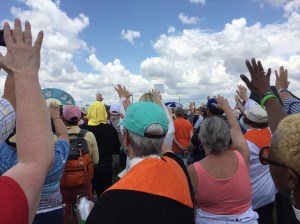 Episcopal General Convention at Hutto Detention Center outside Austin TX 8 July 2018