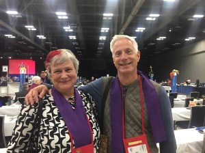 Rev. Rob Keim and Katy Dickinson, House of Deputies, General Convention, GC79 on 9 July 2018