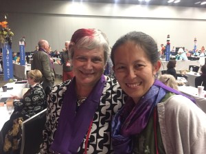 Kathryn Nishibayashi and Katy Dickinson at General Convention gc79 on 9 July 2018