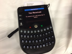 General Convention voting device GC79 on 9 July 2018