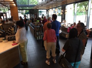 GC79 coffee line in Austin 10 July 2018