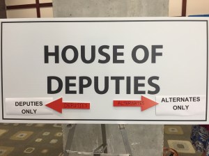 GC79 House of Deputies sign 10 July 2018