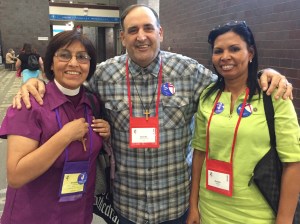Bishop Griselda Delgado Del Carpio and colleagues from the Episcopal Diocese of Cuba GC79 on 12 July 2018