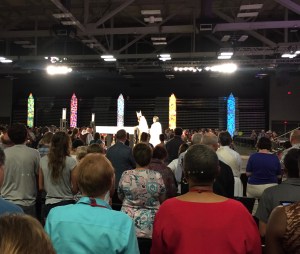 Episcopal Presiding Bishop Michael Curry ending worship service GC79 on 12 July 2018