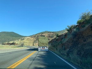 hay truck, Idaho, July 2019
