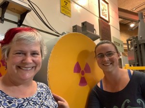 Katy and Jessica - EBR-I, first nuclear power plant, Idaho, July 2019