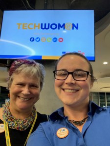 Katy Dickinson and daughter Jessica Dickinson Goodman, TechWomen Mentors, 17 Sep 2019