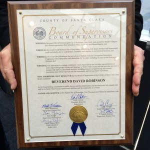 David Robinson CIC Santa Clara Board of Supervisors Award 8 Dec 2015