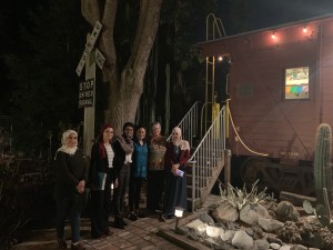 TechWomen Team Algeria with WP668 Caboose 8 Oct 2019