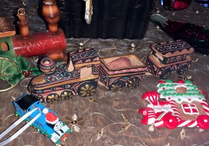 train, railroad ornaments Christmas 2019