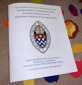 Consecration of Lucinda Ashby, 11 Jan 2020