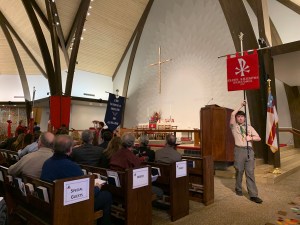 Parish banners, Consecration of Lucinda Ashby, 11 Jan 2020