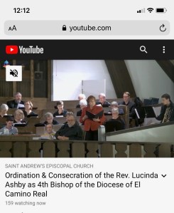 Mary Ann Gee, Consecration of Bishop Lucinda Ashby, 11 Jan 2020