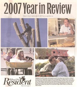 2007 WIllow Glen Resident 28 December WP668 story