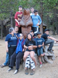 2010 Lair Oski the bear, family camp