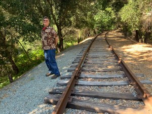 Santa Cruz Big Trees and Pacific rail line, Felton 3 July 2020