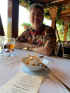 John at Shadowbrook restaurant Capitola 5 July 2020