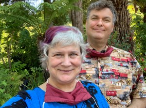 Katy and John at Shadowbrook restaurant Capitola 5 July 2020