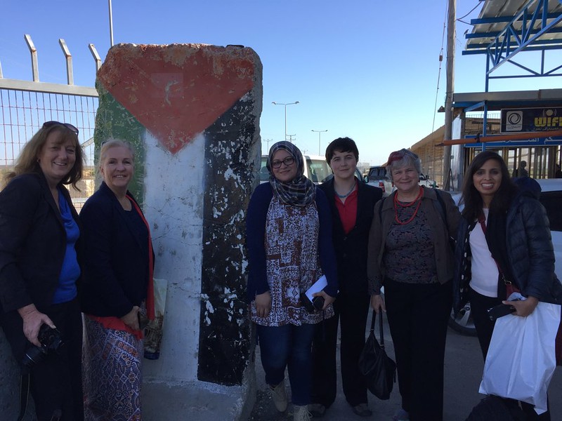 TechWomen arrive in Gaza, Feb 2016