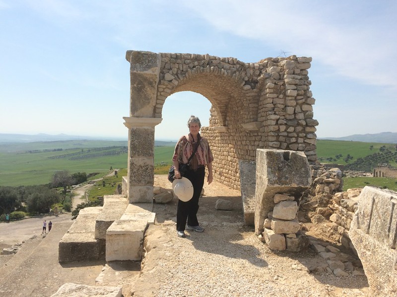 Katy Dickinson, Dougga Roman ruins, Tunisia 2015