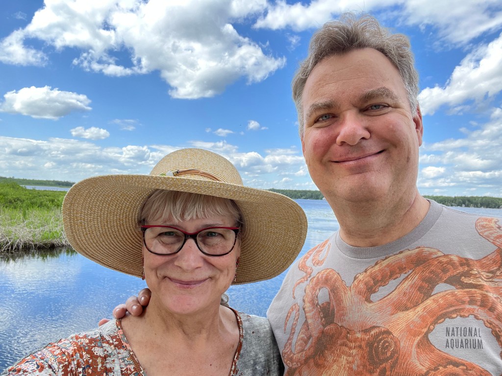 John Plocher, Katy Dickinson, Loon Lake, Wisconsin June 2022