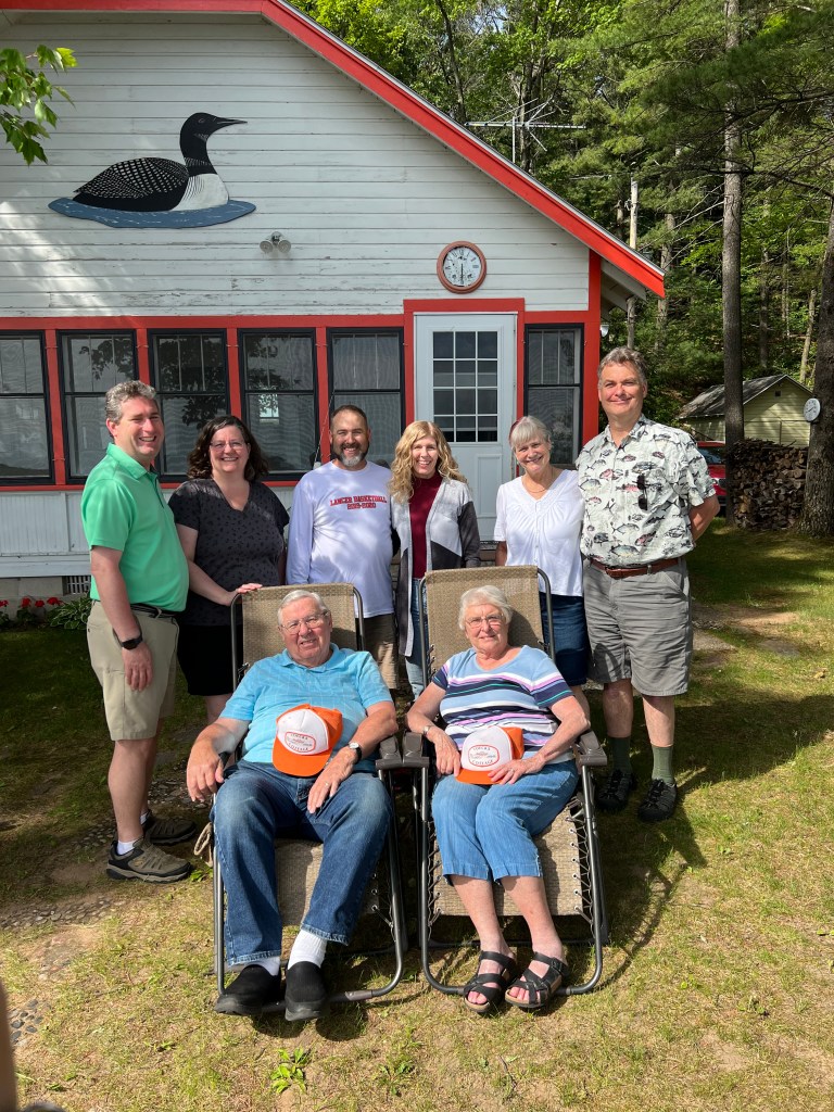 Plocher family, Loon Lake, Wisconsin June 2022