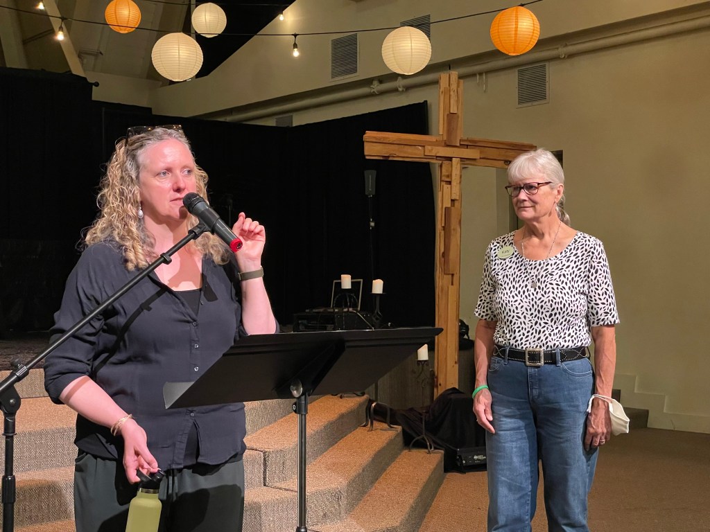 Liz Milner and Katy Dickinson, Correctional Institutions Chaplaincy, 10 Sep 2022 training, Crosswalk Community Church