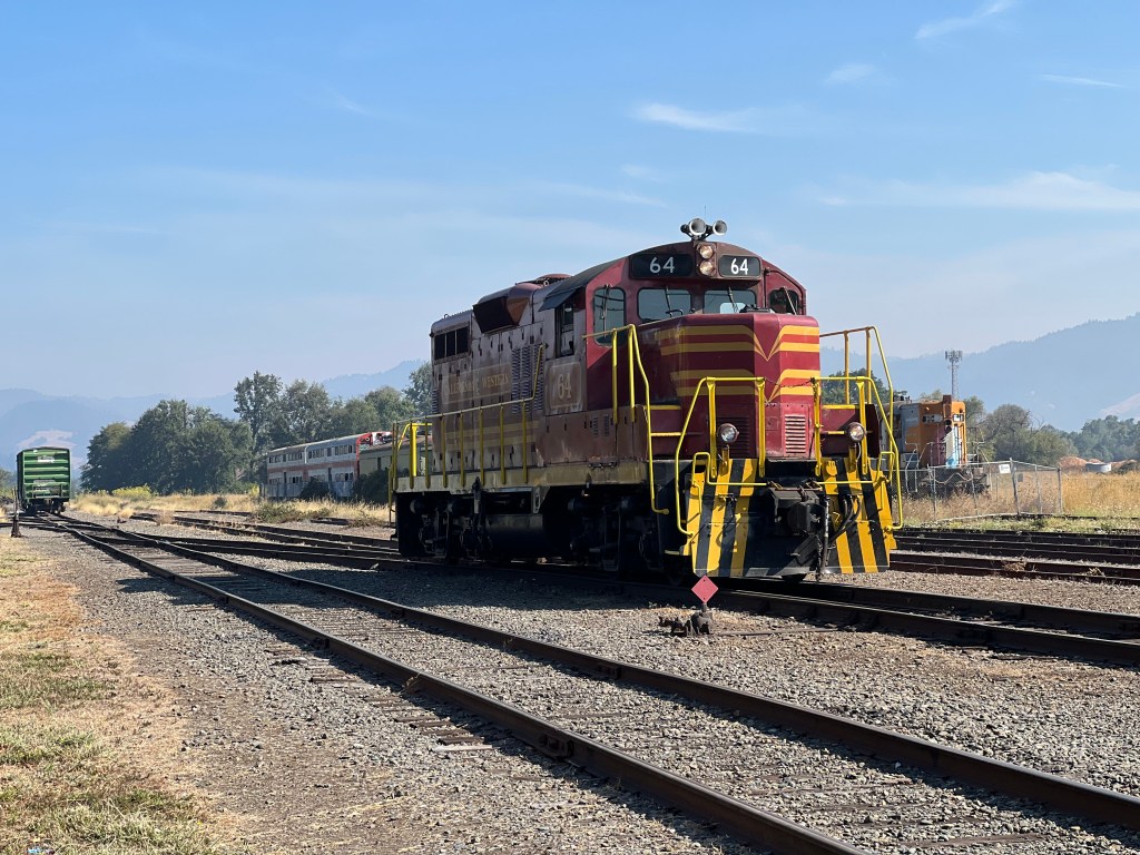 Skunk Train, Willits, California, August 2022