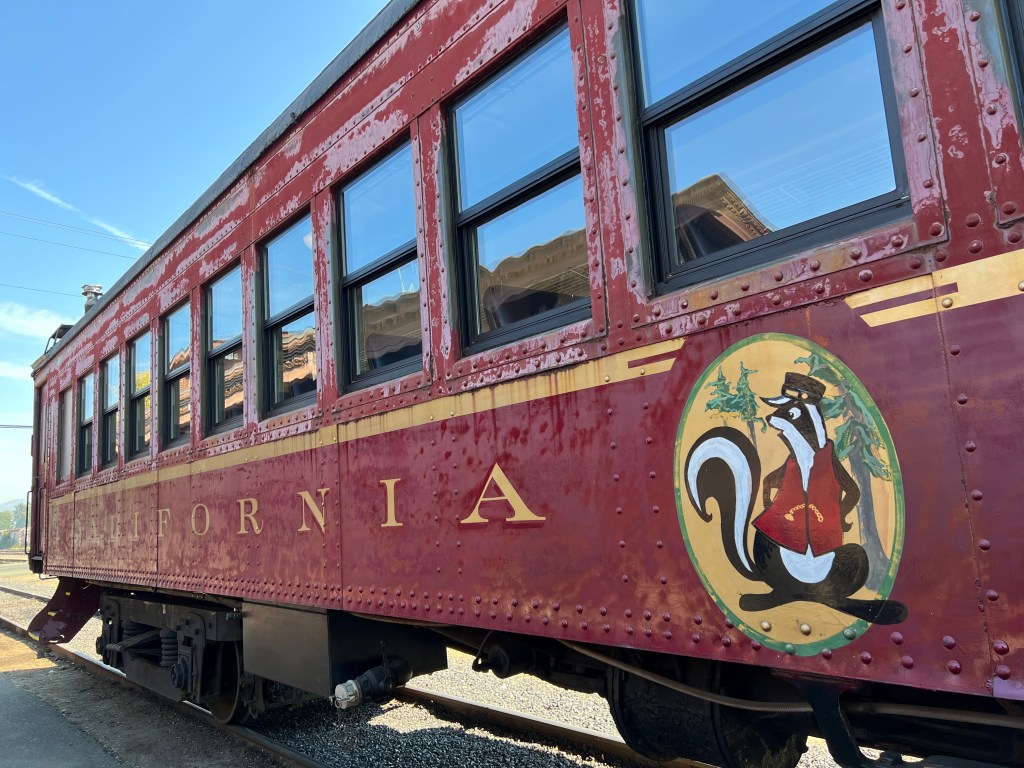 Skunk Train, Willits, California, August 2022