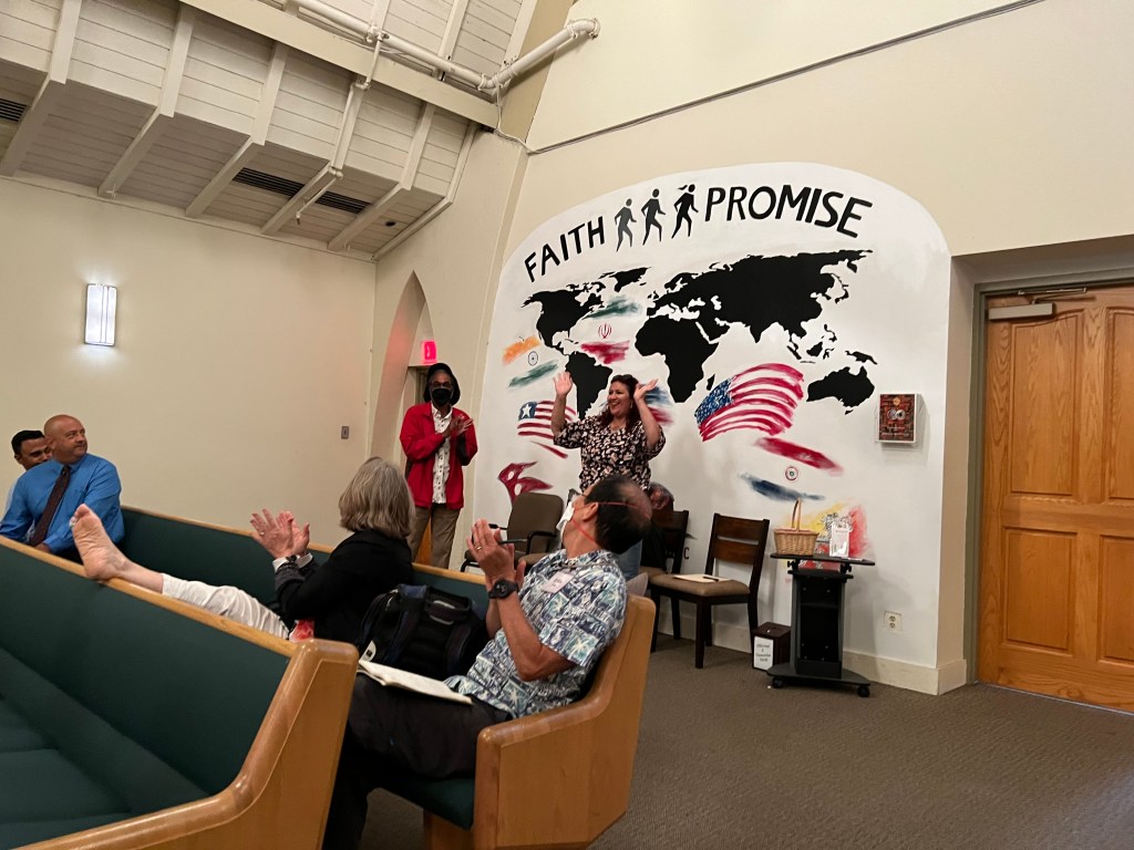 Lidia Jimenez and Ra Amen, Correctional Institutions Chaplaincy, 10 Sep 2022 training, Crosswalk Community Church