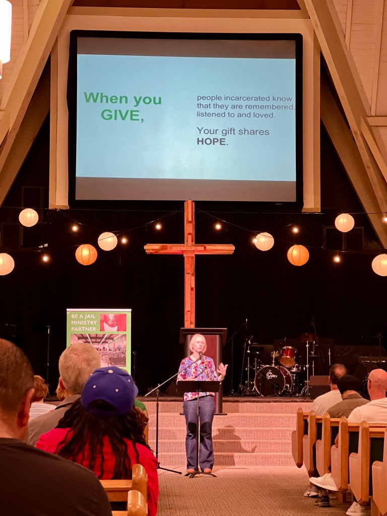 Jen Shultz, Correctional Institutions Chaplaincy, 10 Sep 2022 training, Crosswalk Community Church