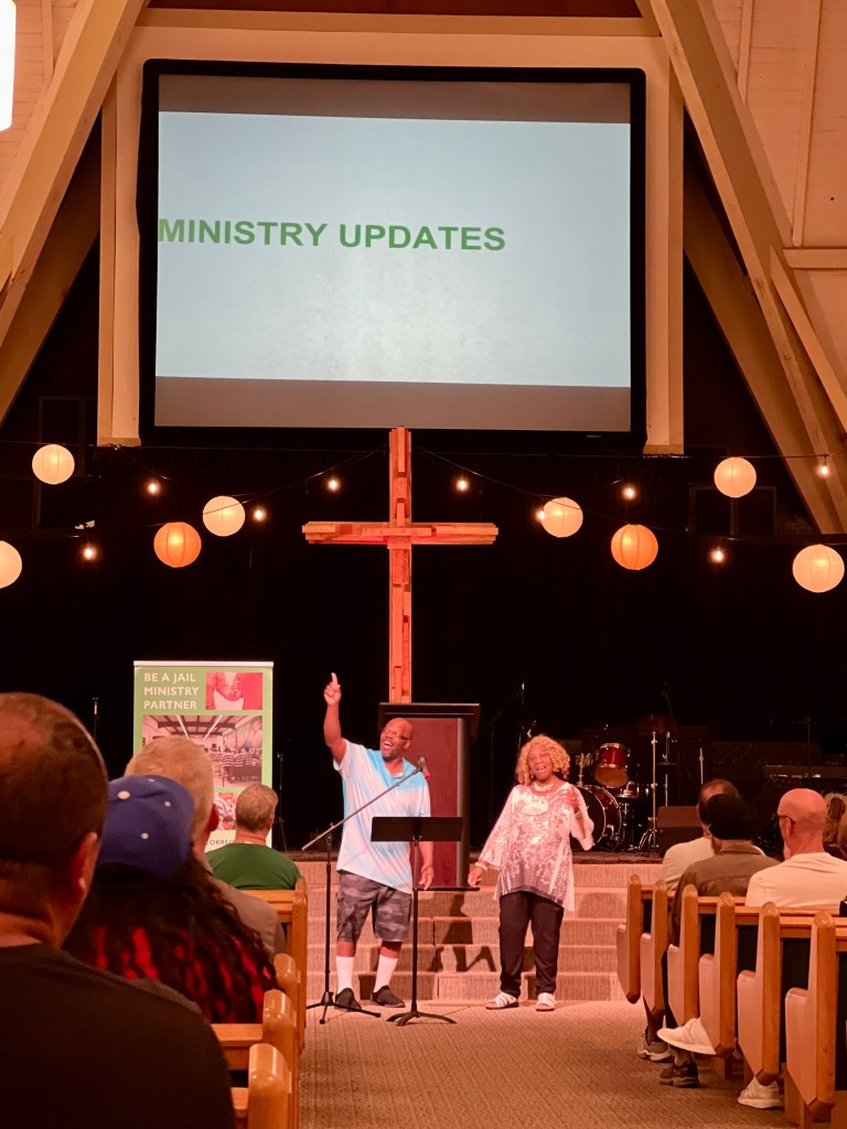 Singing during Correctional Institutions Chaplaincy, 10 Sep 2022 training, Crosswalk Community Church