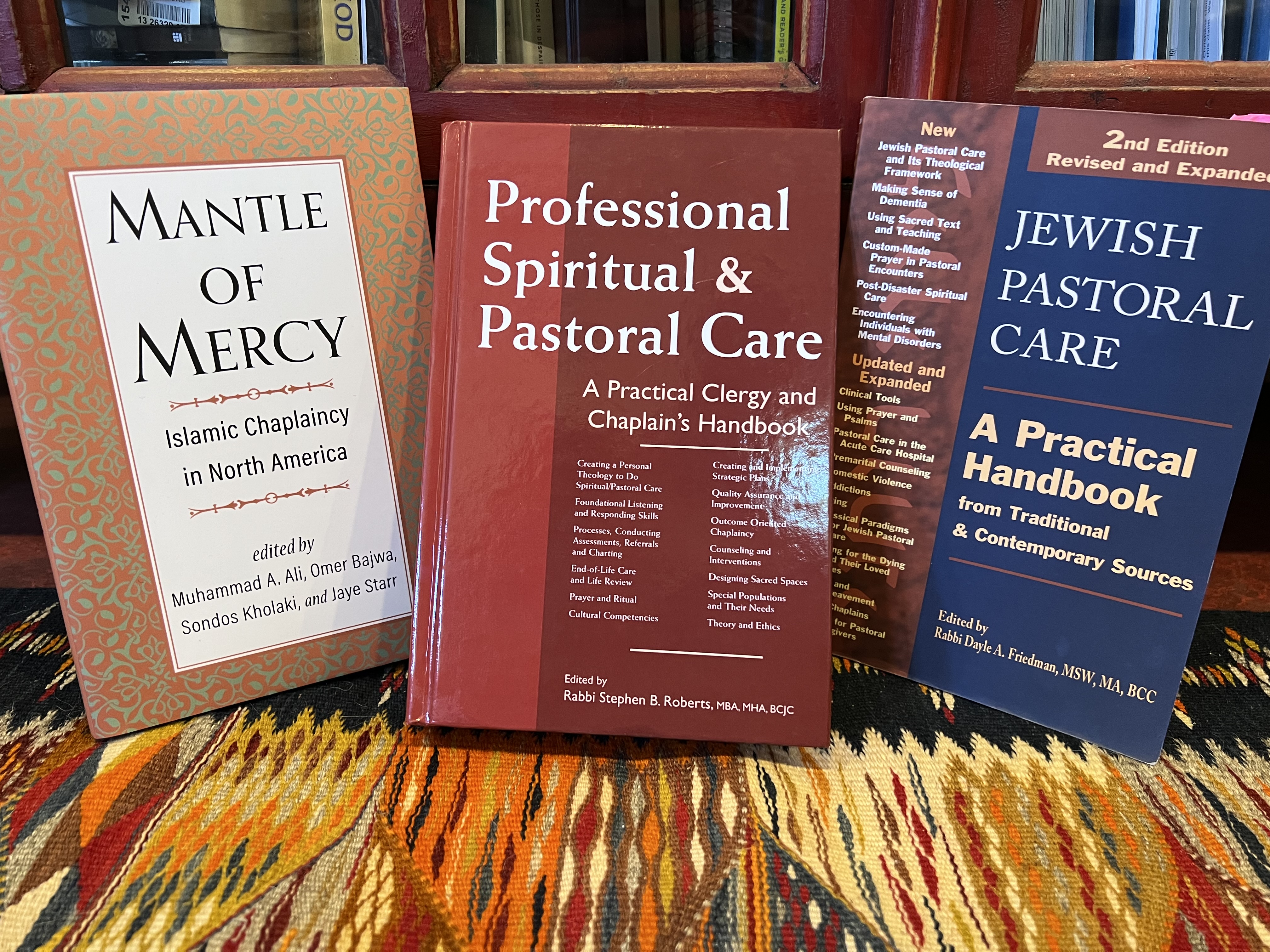 Interreligious chaplaincy books, July 2023