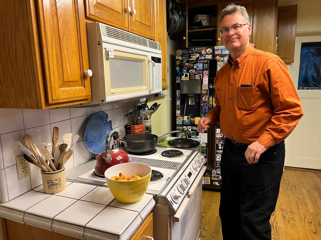 Nov 2022 John Plocher in old kitchen
