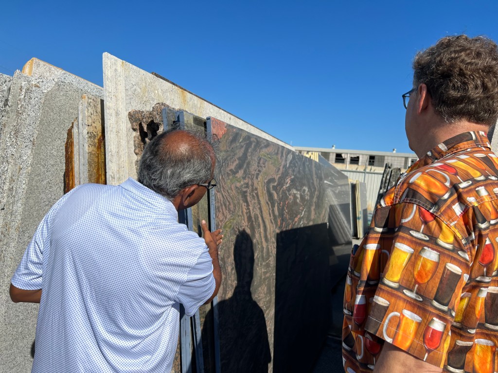 kitchen granite shopping, 17 Aug 2023