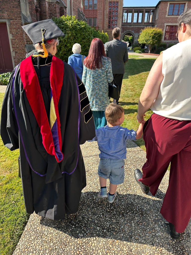 Katy Dickinson doctoral graduation 17 May 2025