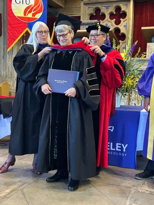 Katy Dickinson doctoral graduation 17 May 2025